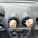 Milky white Scottish highland cows air vent clip Cow lover gift Farm animal car decor