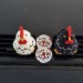 Chicken with ornaments air vent clip