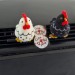 Chicken with ornaments air vent clip
