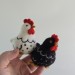 Chicken with ornaments air vent clip