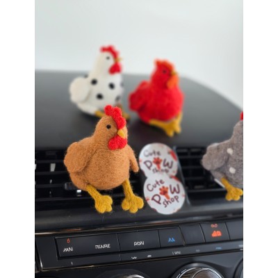 Chickens with legs air vent clip