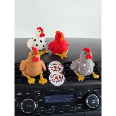 Chickens with legs air vent clip