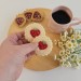 Cookie with strawberry air vent clip
