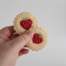 Cookie with strawberry air vent clip