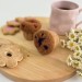 Cupcake with jam air vent clip