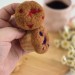 Cupcake with jam air vent clip