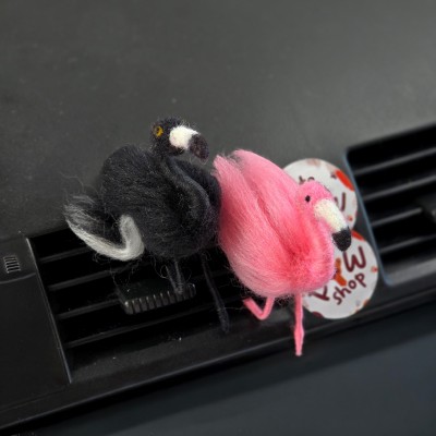 Flamingo Air Vent Clip Flamingo Air Vent Clip