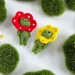 Froggy flower Air Vent Clip