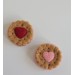 Heart filled cookie air vent clip