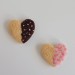 Heart shaped cookie air vent clip