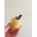Pastel color chickens with bows and beads air vent clip