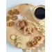 Pretzel with salt sprinkles air vent clip