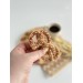 Pretzel with salt sprinkles air vent clip