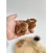 Pretzel with salt sprinkles air vent clip