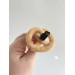 Pretzel with salt sprinkles air vent clip