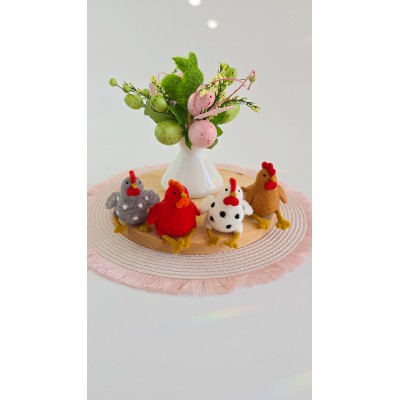 Chickens with legs car dashboard