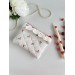 Cherry print E-reader sleeve with ruffles