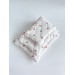 Cherry print E-reader sleeve with ruffles