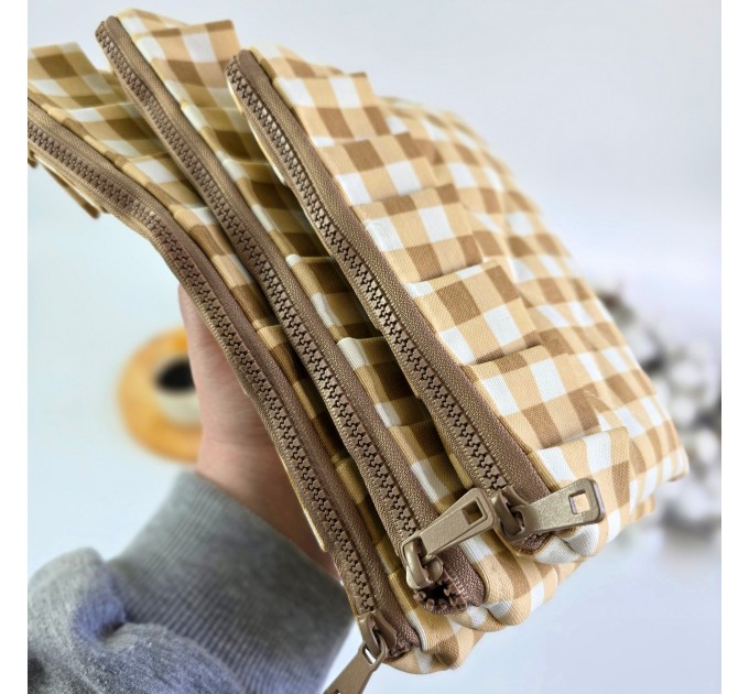 Coffee Checkered E-Reader Sleeve