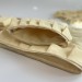 Butter yellow ruffle laptop sleeve
