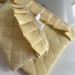 Butter yellow ruffle laptop sleeve
