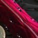 Large Burgundy Goth Cosmetic Bag