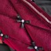 Large Burgundy Goth Cosmetic Bag
