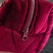 Large Burgundy Goth Cosmetic Bag