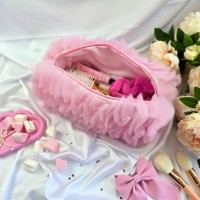 Large Pink Dollette Cosmetic Bag