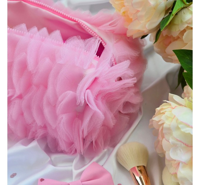 Large Pink Dollette Cosmetic Bag