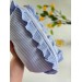 Large Sea Vibe Cosmetic Bag with Ruffles