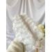 Large lace rococo cosmetic bag