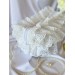 Large lace rococo cosmetic bag