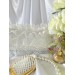 Large lace rococo cosmetic bag