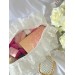 Large lace rococo cosmetic bag