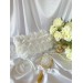 Large lace rococo cosmetic bag