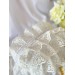 Medium lace rococo cosmetic bag