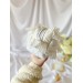 Medium lace rococo cosmetic bag