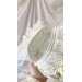 Medium lace rococo cosmetic bag