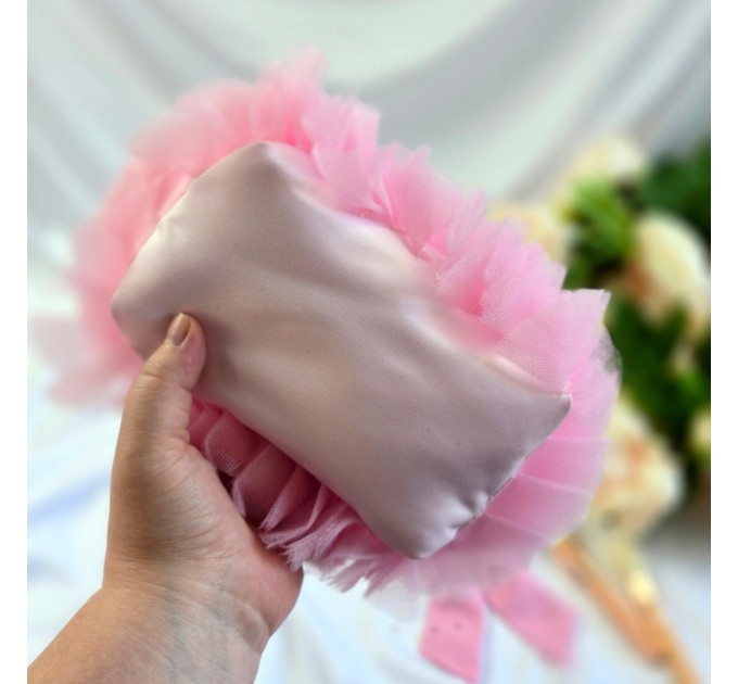 Small Pink Dollette Cosmetic Bag 