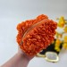 Small Grapefruit Orange Cosmetic Bag