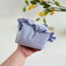 Small Sea Vibe Cosmetic Bag with Ruffles