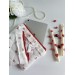 Cherry print tablet sleeve with ruffles