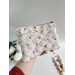 Cherry print tablet sleeve with ruffles